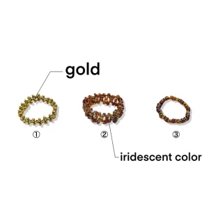 ビーズリング　３点セット　ba-16