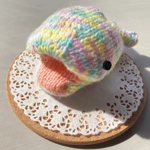 クジラのあみぐるみ　ya-4